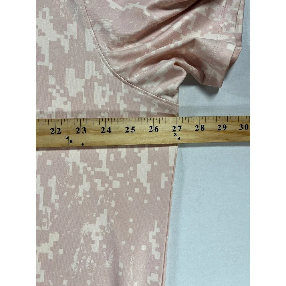 Nike Golf Dri-FIT Pink Digital Camo Polo Shirt Mens XXL CU9533-800